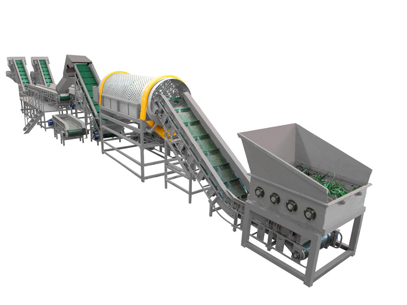 China PET Bottle Recycling Line with Hot Washing