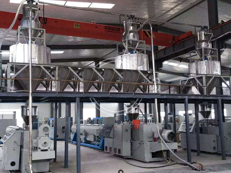 Mixing Compounding and Conveying System for PVC Material 