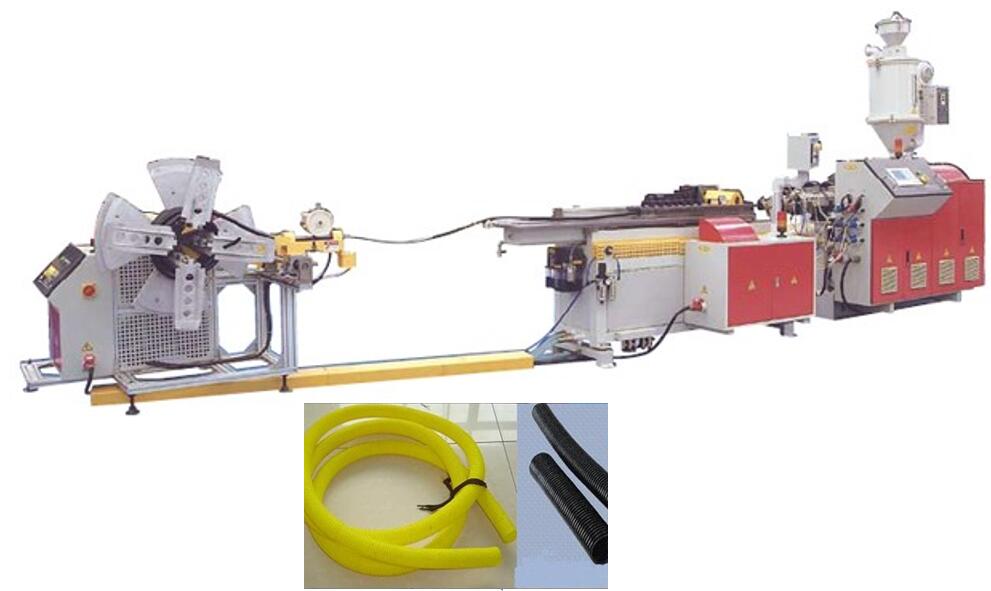 single wall corrugated pipe machine line