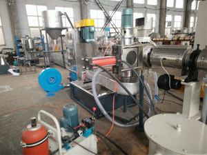 PE Film Plastic Granulation Machine with Water Ring Cutting 